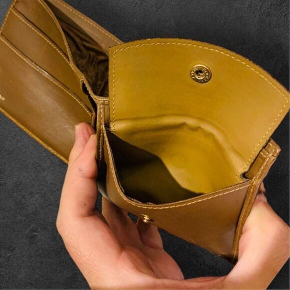 Céline Macadam Vintage Bifold Wallet Brown Leather & Canvas - Picture 5 of 15